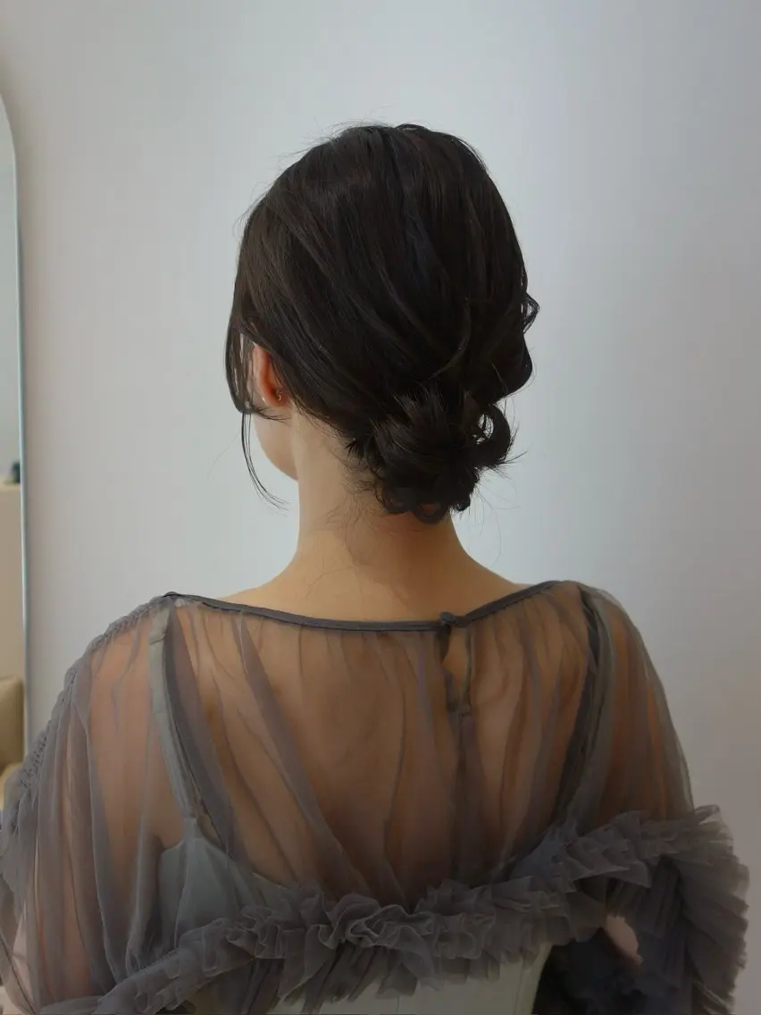 ヘアアレンジ ボブ ヘアセット yuna🪽‪ ヘアセット／カラーのヘアスタイル