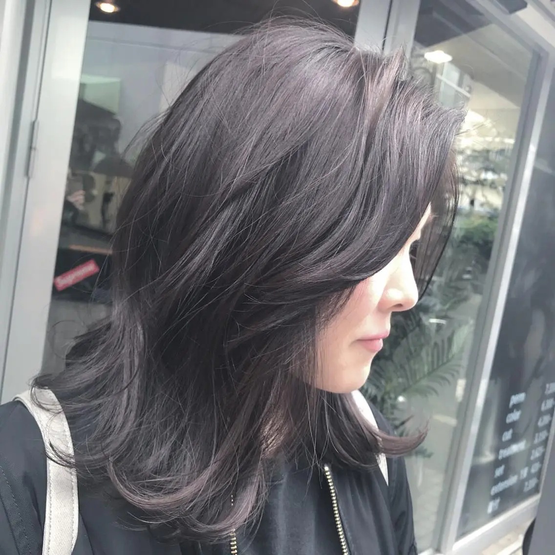 ミディアム カラー pep natsumiのヘアスタイル