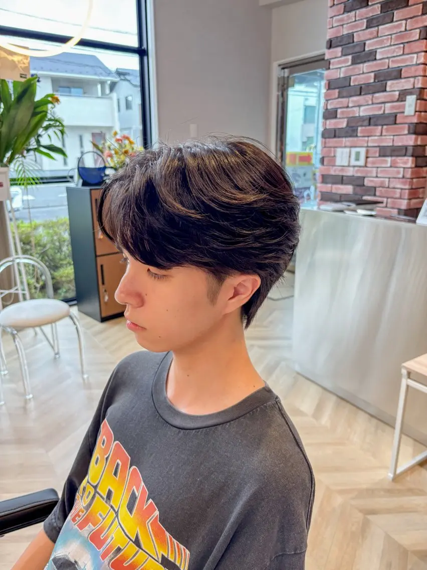 【メンズ限定】カット×毛流れナチュラル縮毛矯正の写真