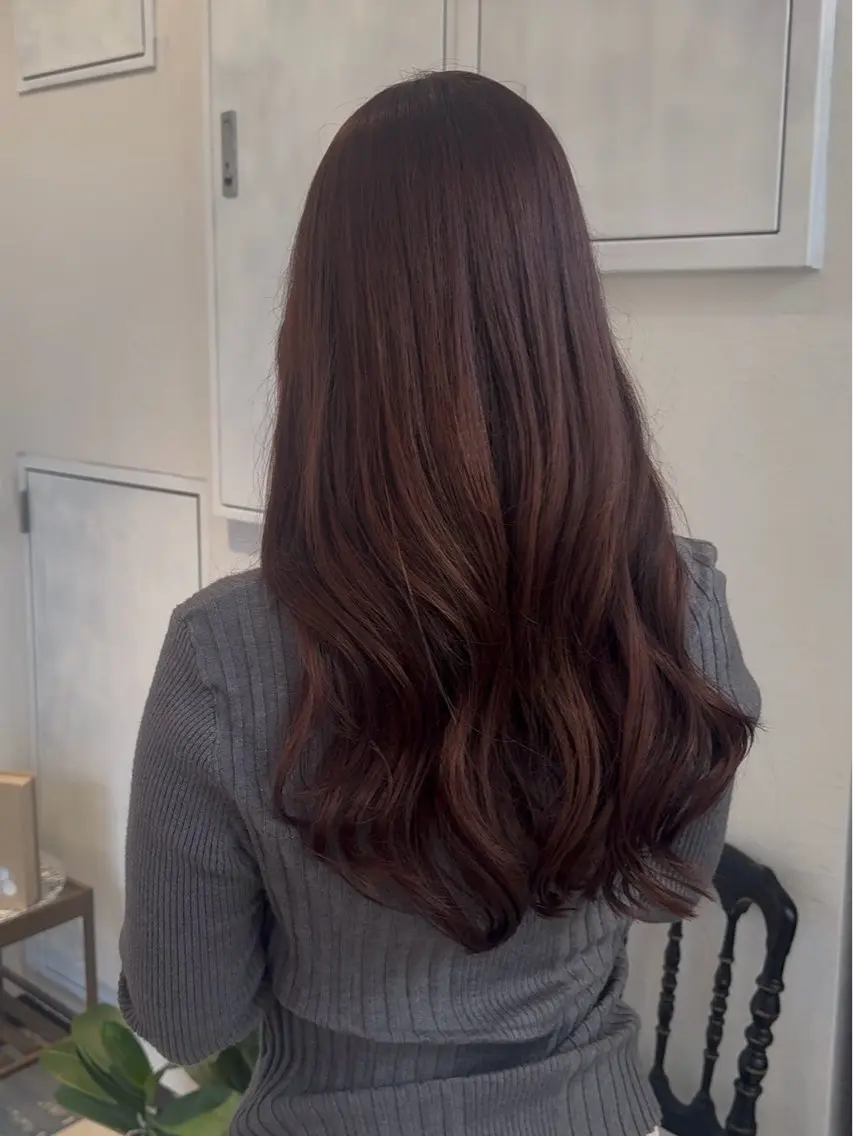 ロング カット ヘアカラー トリートメント 5 Noble ct .町田美容室のヘアスタイル