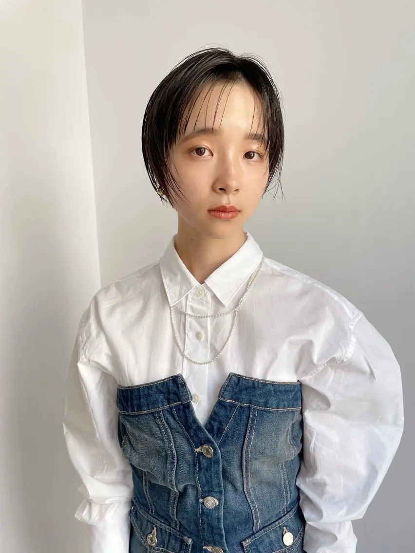 ショート 青木 優歩のヘアスタイル