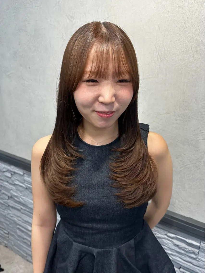 ワンカールでも可愛い◎Layercut🎀の写真