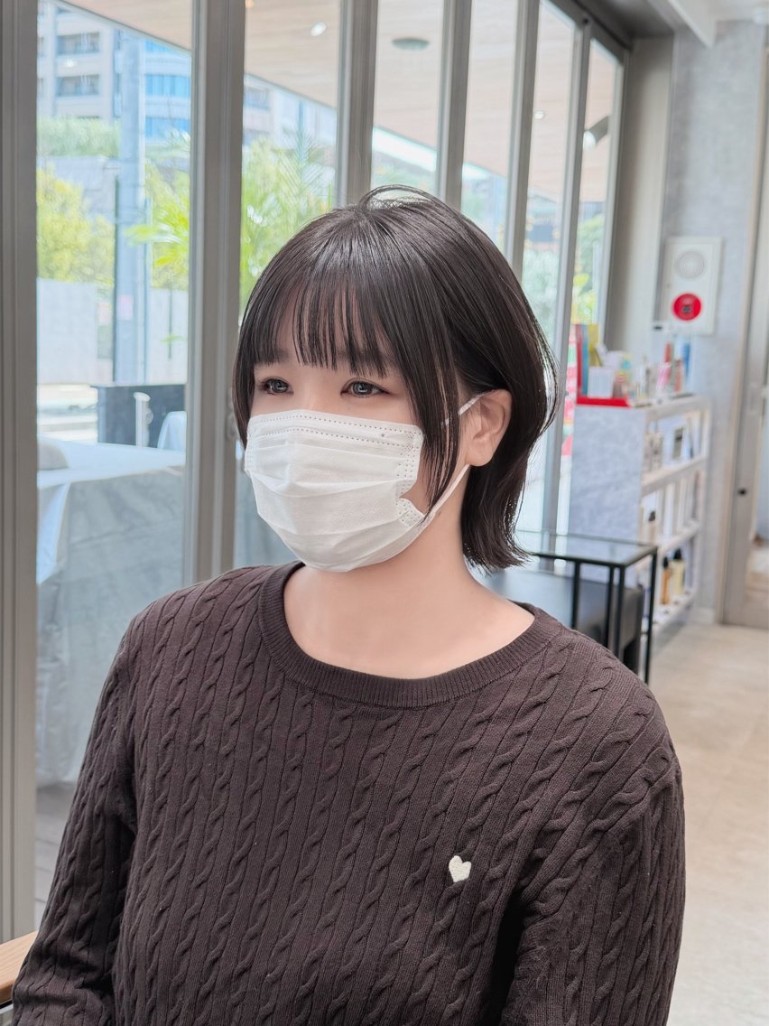 ショート ボブレイヤー ボブ くびれヘア くびれレイヤー レイヤーカット カット 関口 知佳のヘアスタイル