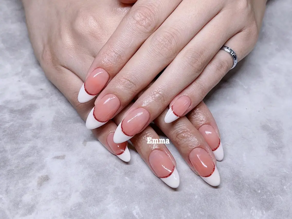 ネイル フレンチネイル ISA_ BELLAのネイルデザイン