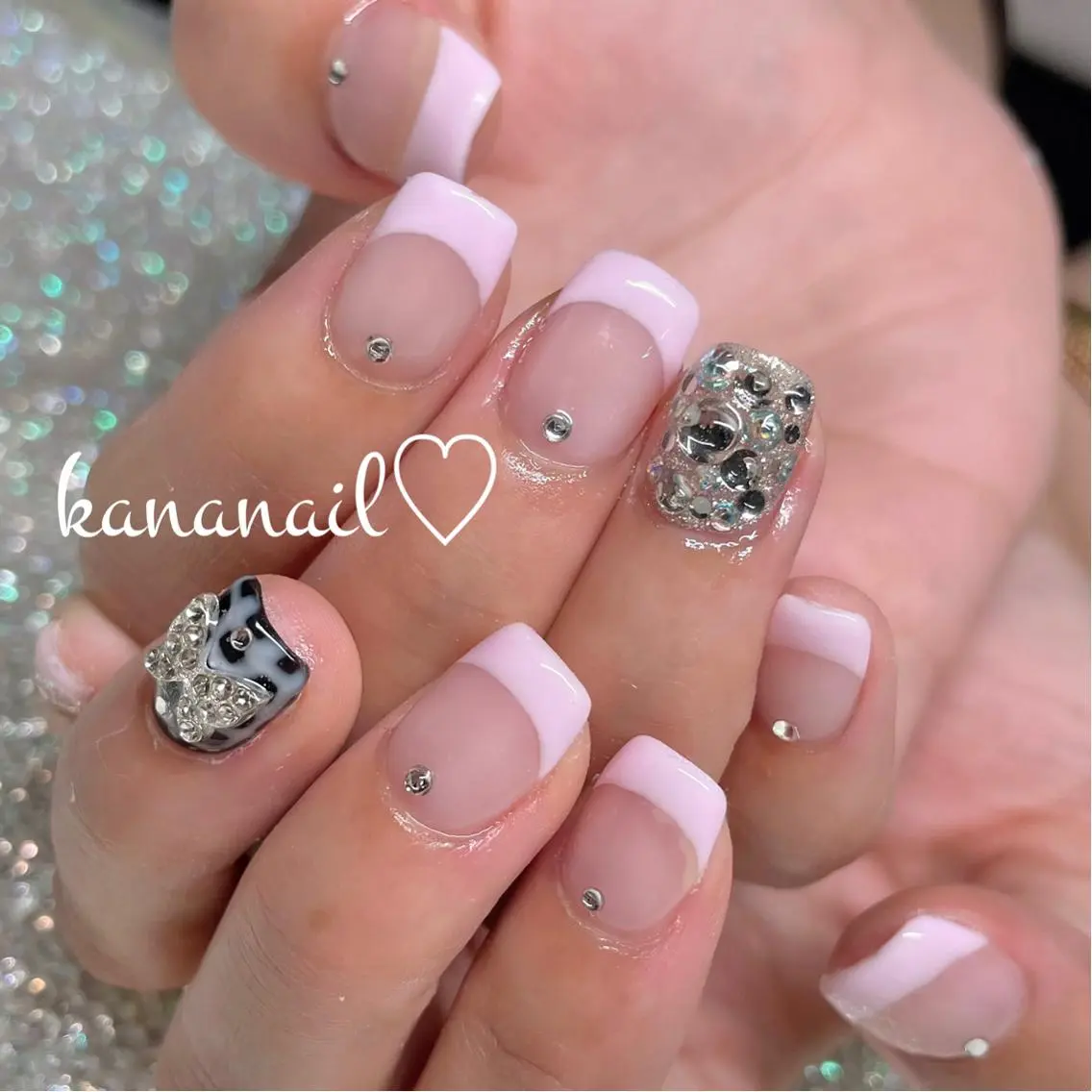 ネイル 成人式 入学式 フレンチネイル ジェルネイル 卒業式 kananail🎀 桜木町ネイルのネイルデザイン