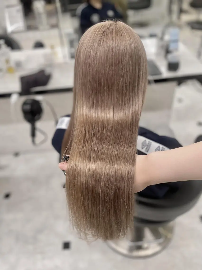 【🤍93%ダメージカット🤍】ケアブリーチダブルカラーの写真