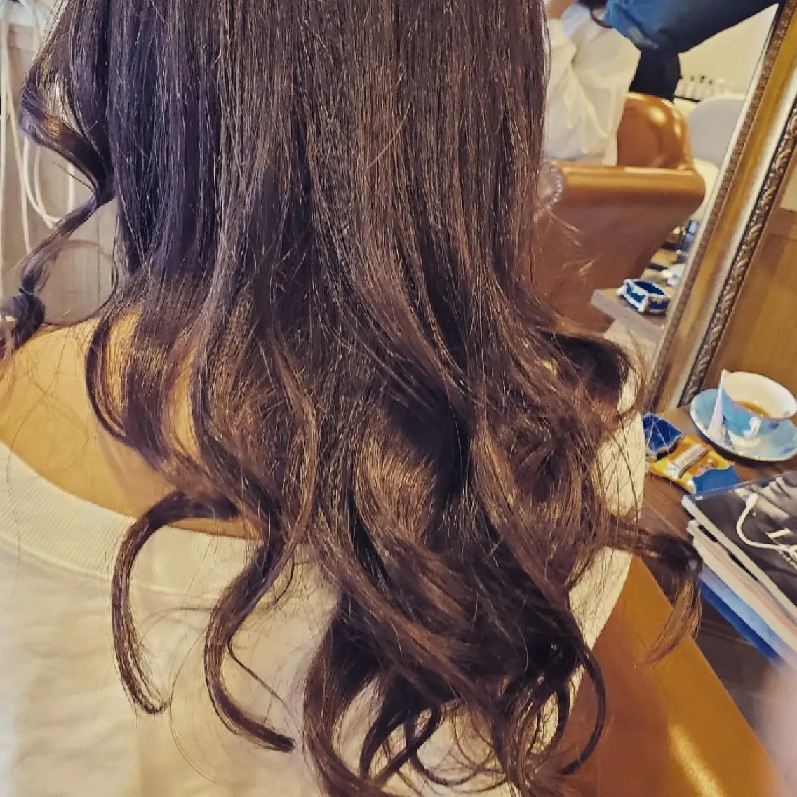 ロング カラー アディクシーカラー 外国人風カラー トリートメント カット ヘアカラー トリートメント spa hair ark 富井直美のヘアスタイル