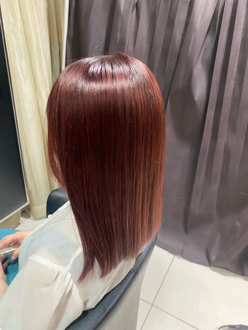 ミディアム ヘアカラー トリートメント 仲宗根 美鈴のヘアスタイル