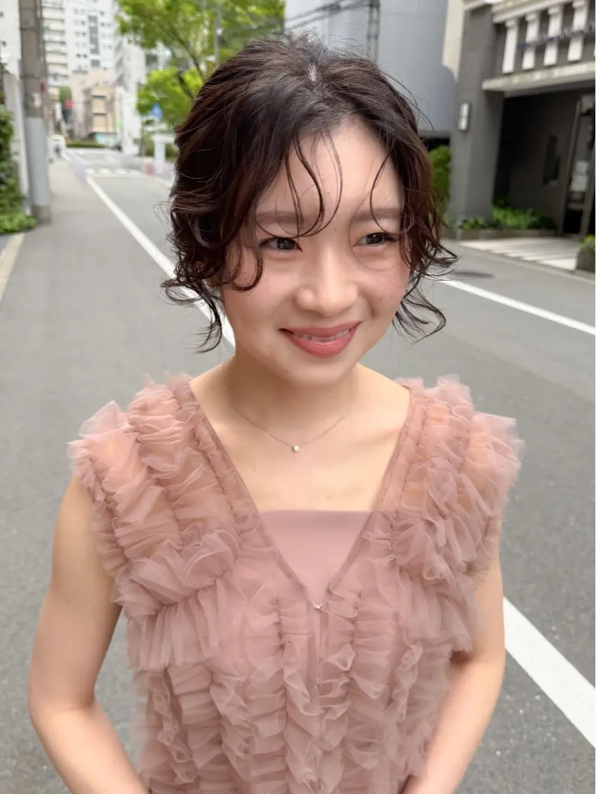 ヘアアレンジ 谷町/Le'a /竹原しおなのヘアスタイル