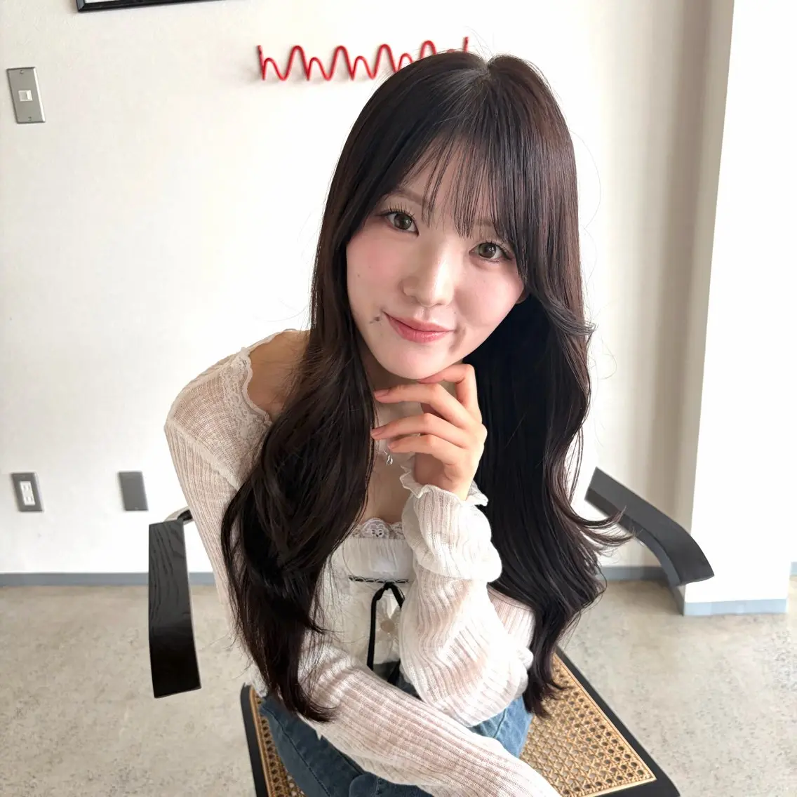 ロング カラー 🎀【顔周りカット】 Mayu🎀のヘアスタイル