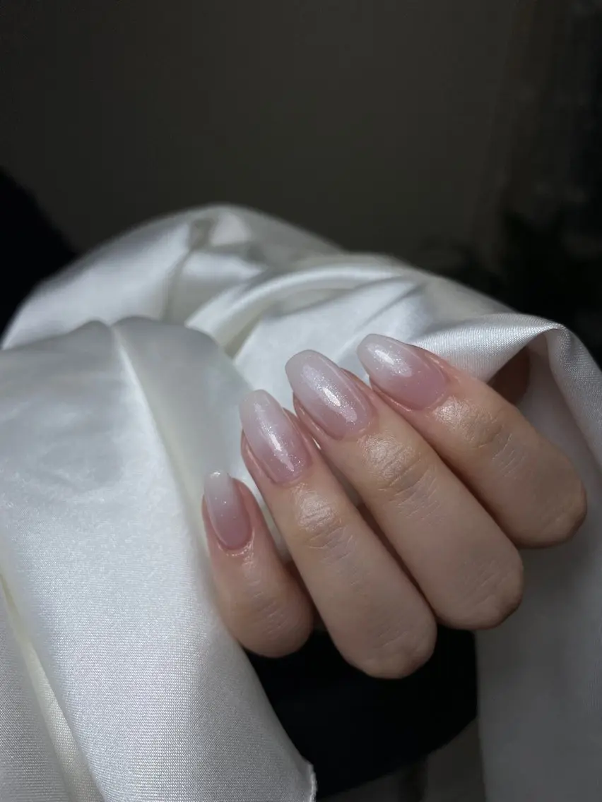 ネイル チークネイル 桜ネイル 長さ出し フットネイル ジェルネイル ハンドネイル YURI NAILのネイルデザイン