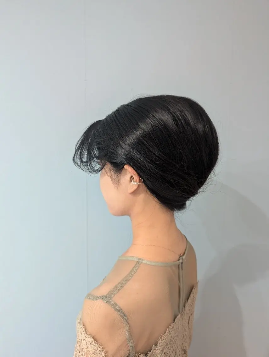 ロング 大人髪ヘアセット/ 切りたて感なしカットのヘアスタイル