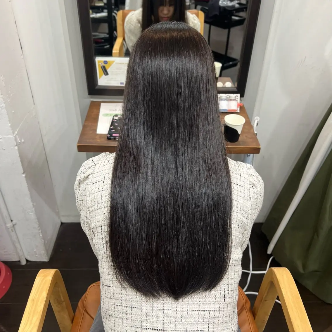 ロング カラー 黒髪 似合わせレイヤー ✖️美髪 / はるなのヘアスタイル