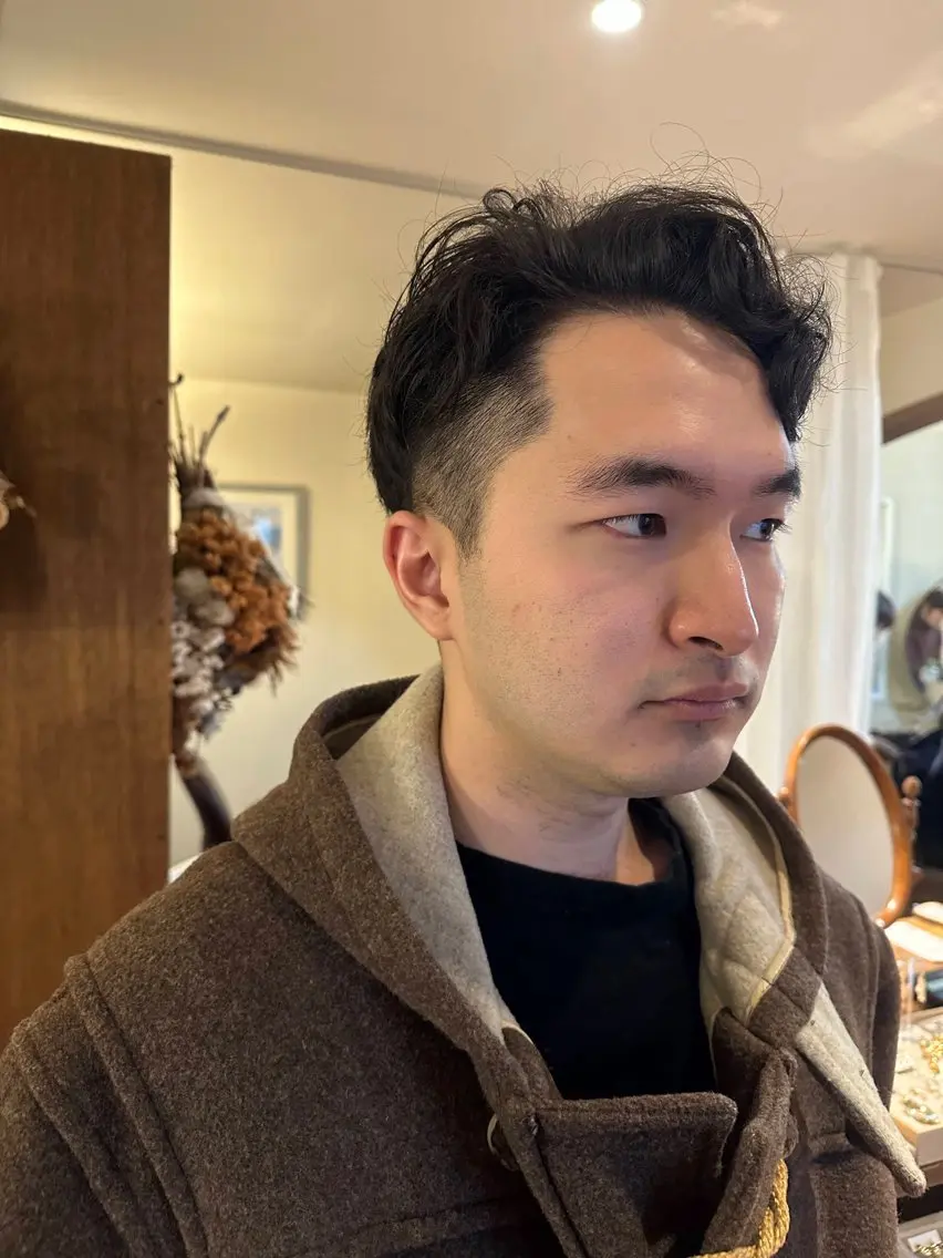 メンズ カット かつやま めいのヘアスタイル
