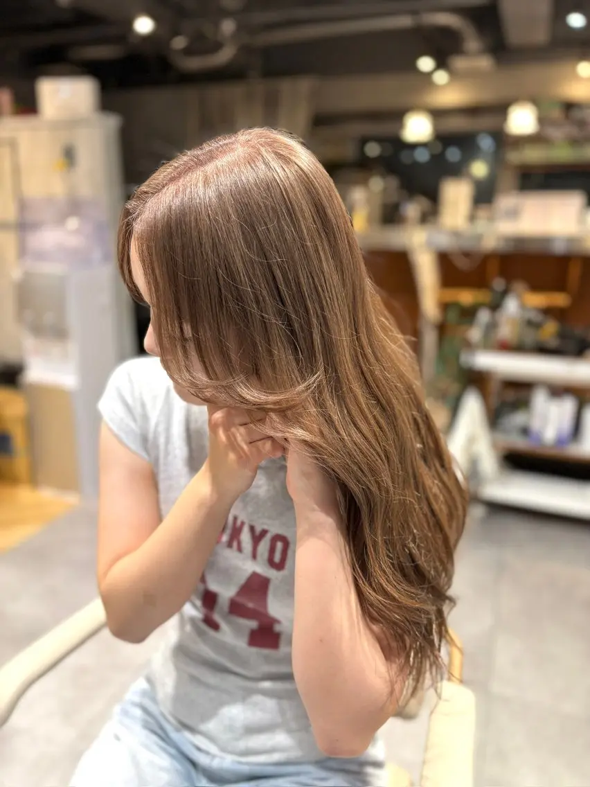 【ミニモ限定🤍】似合わせカット➕ケアブリーチカラー(1stepトリートメント付き✨️)の写真