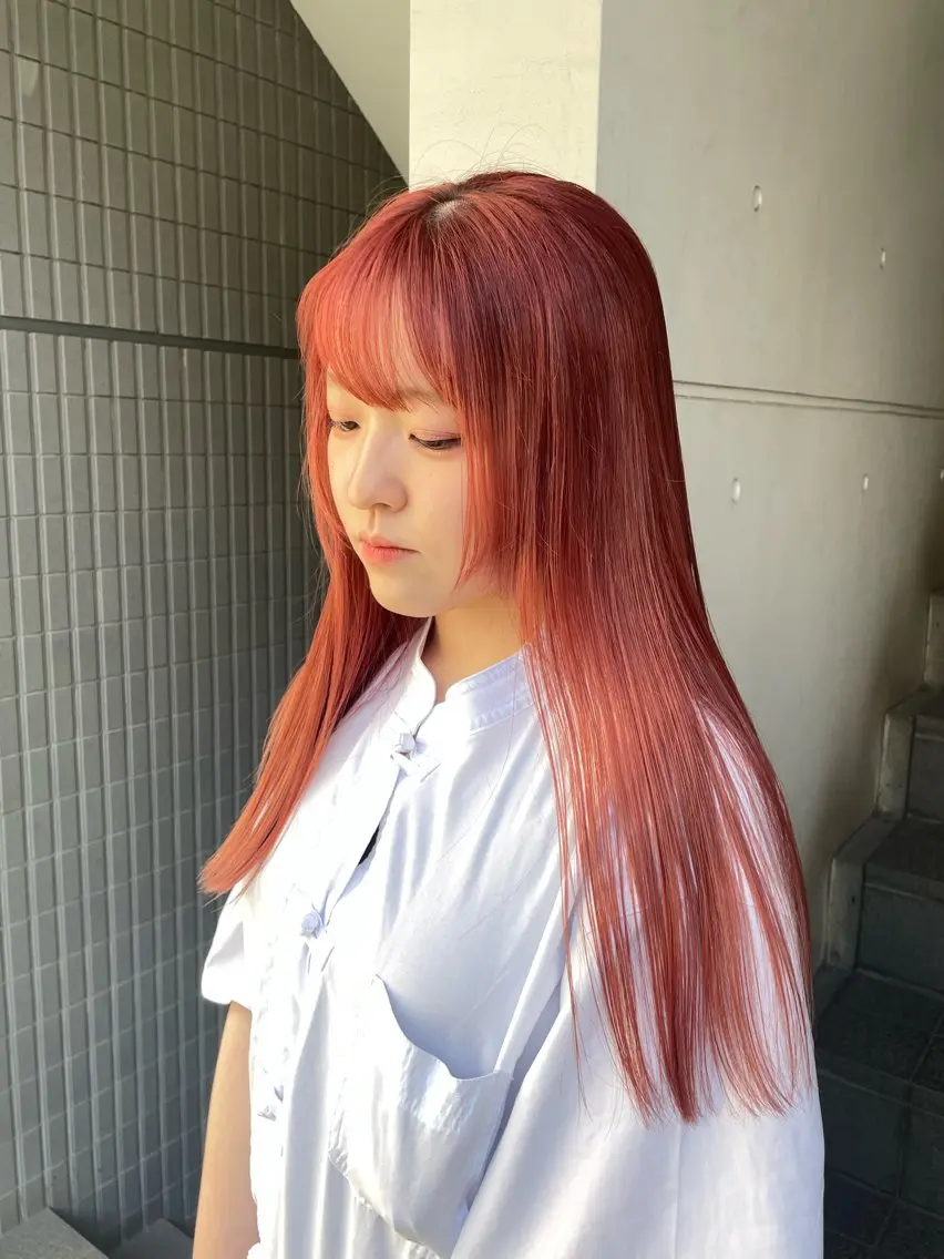 ロング カラー 横浜カラー/ブリーチ SAKI💫のヘアスタイル