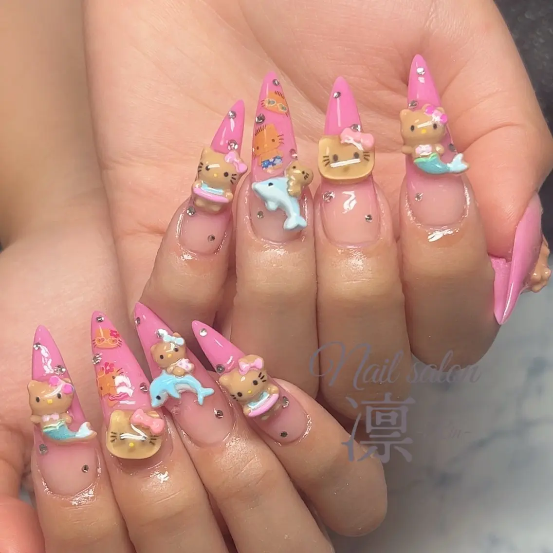 ネイル 持ち込み private salon凛のネイルデザイン