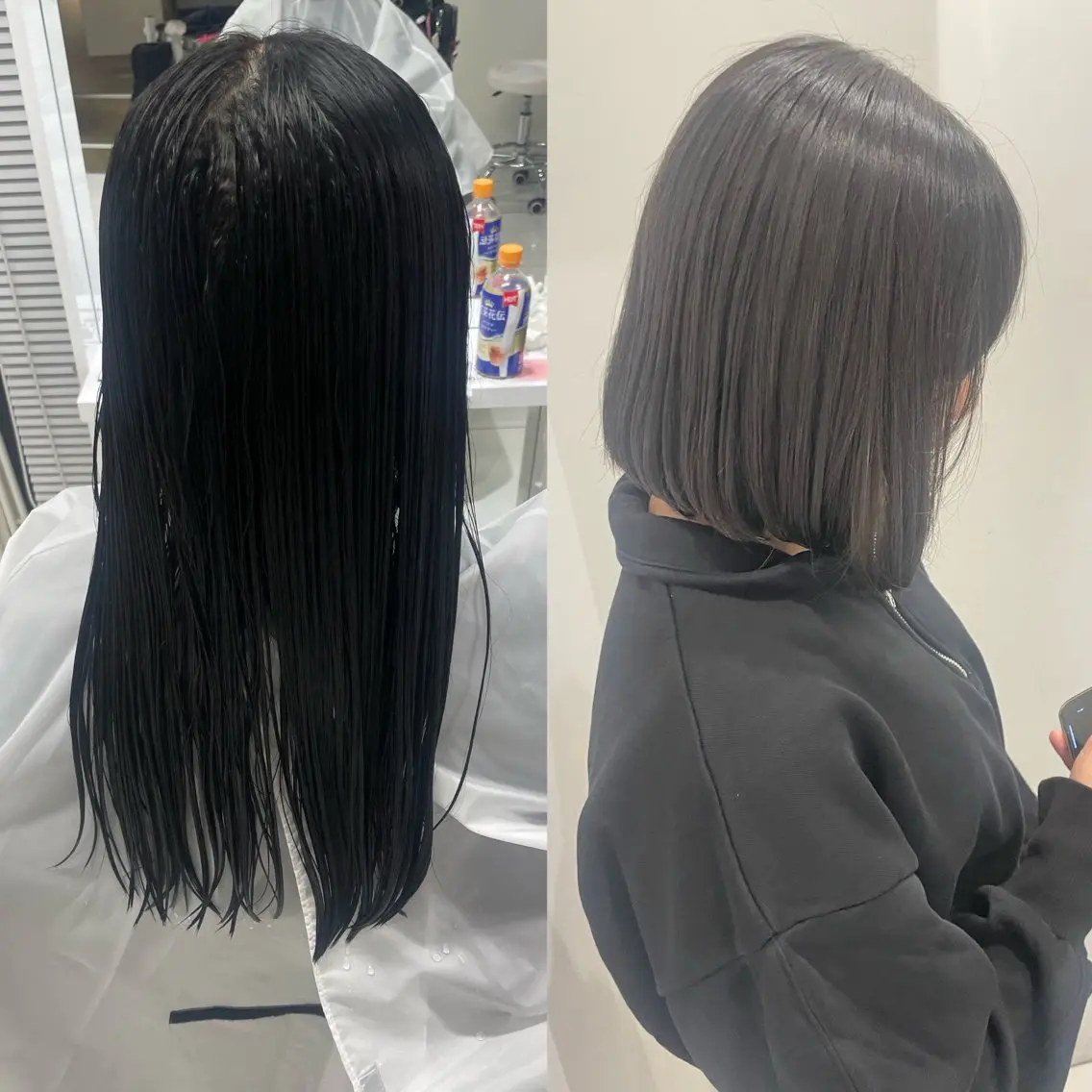 ショート ボブ yuzuna ハイトーン 天神のヘアスタイル