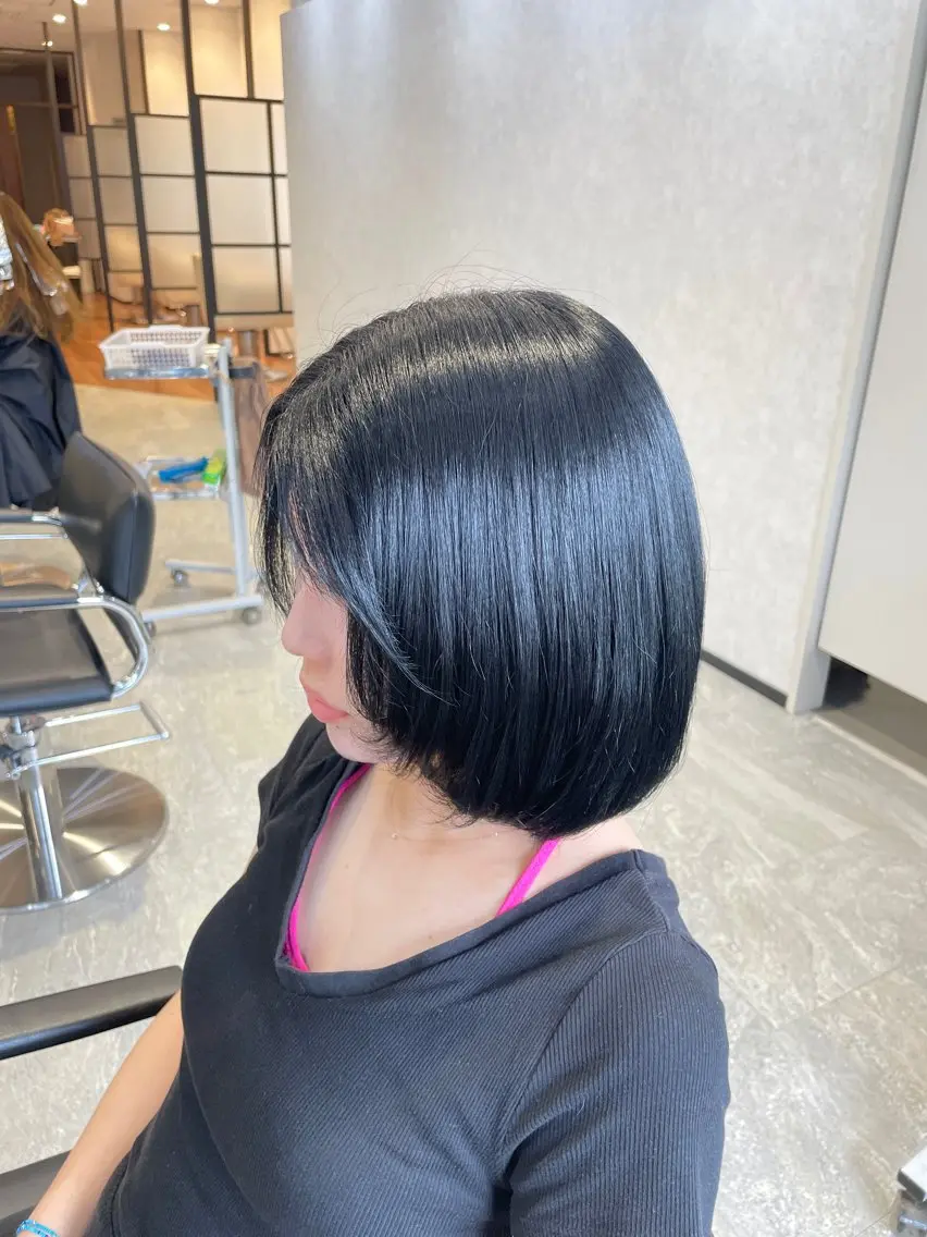 ショート カラー ヘアアレンジ ヘアカラー トリートメント 暖色/暗髪/ 🎀UMI🎀のヘアスタイル