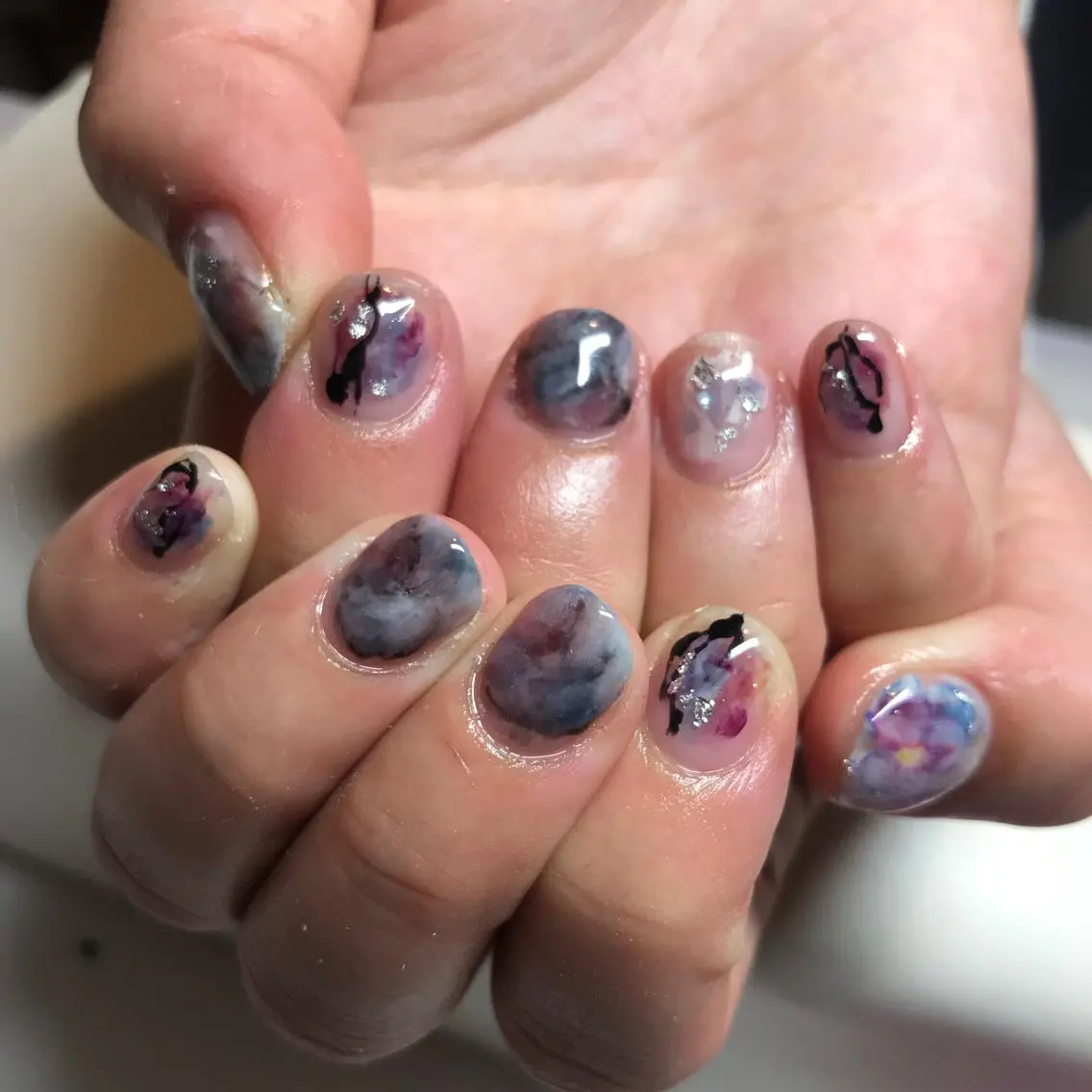 ネイル ニュアンスネイル Maggie staffのネイルデザイン