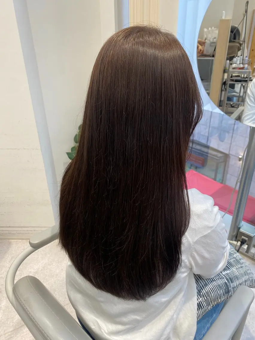 ロング カラー ヘアカラー トリートメント 🍓暖色カラー🍓 fuminaのヘアスタイル