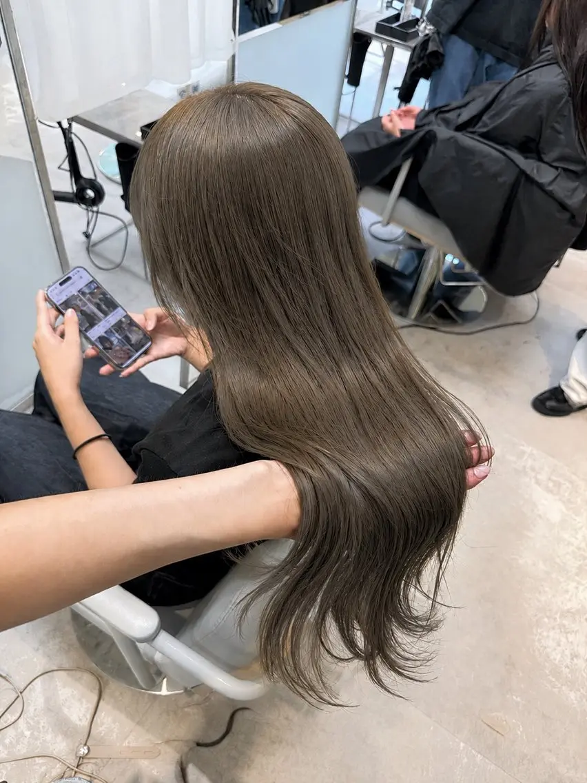 ロング カラー カット ヘアカラー 伶風/ ボブのヘアスタイル