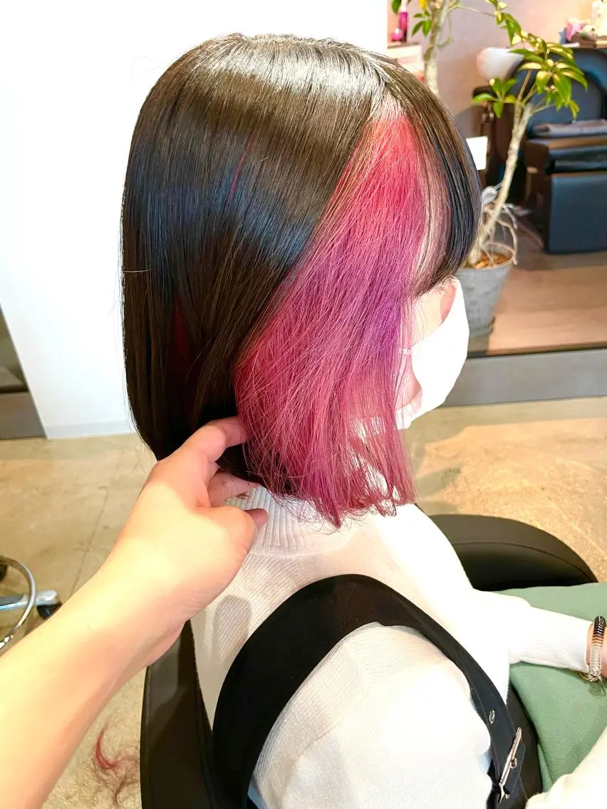 ✂️🌈✨カット+【インナーカラー.グラデーションカラー】+トリートメントの写真