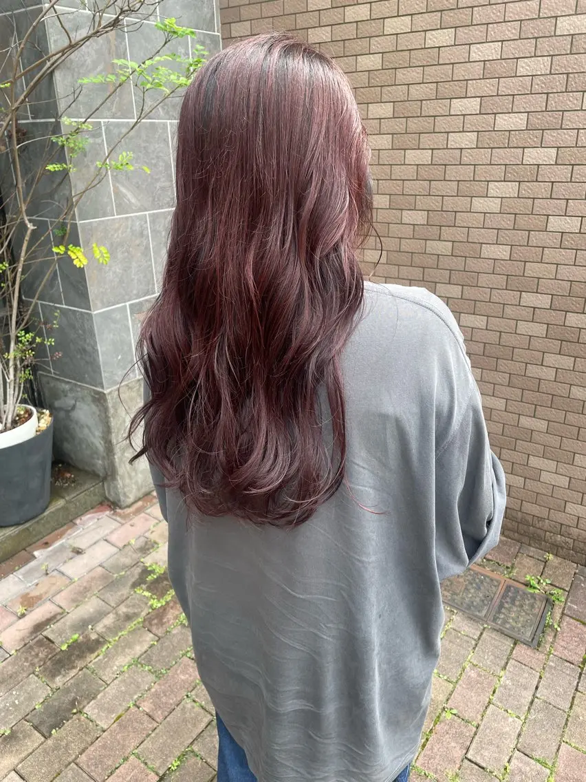 ロング カラー 日高 香織のヘアスタイル
