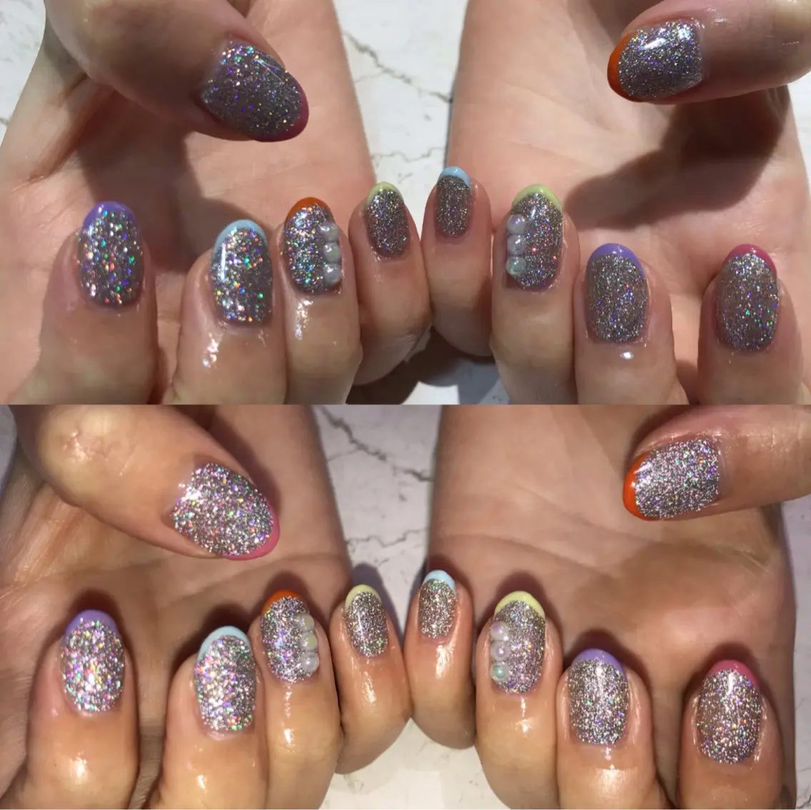 ネイル フラッシュネイル フレンチネイル ROCCO nailのネイルデザイン