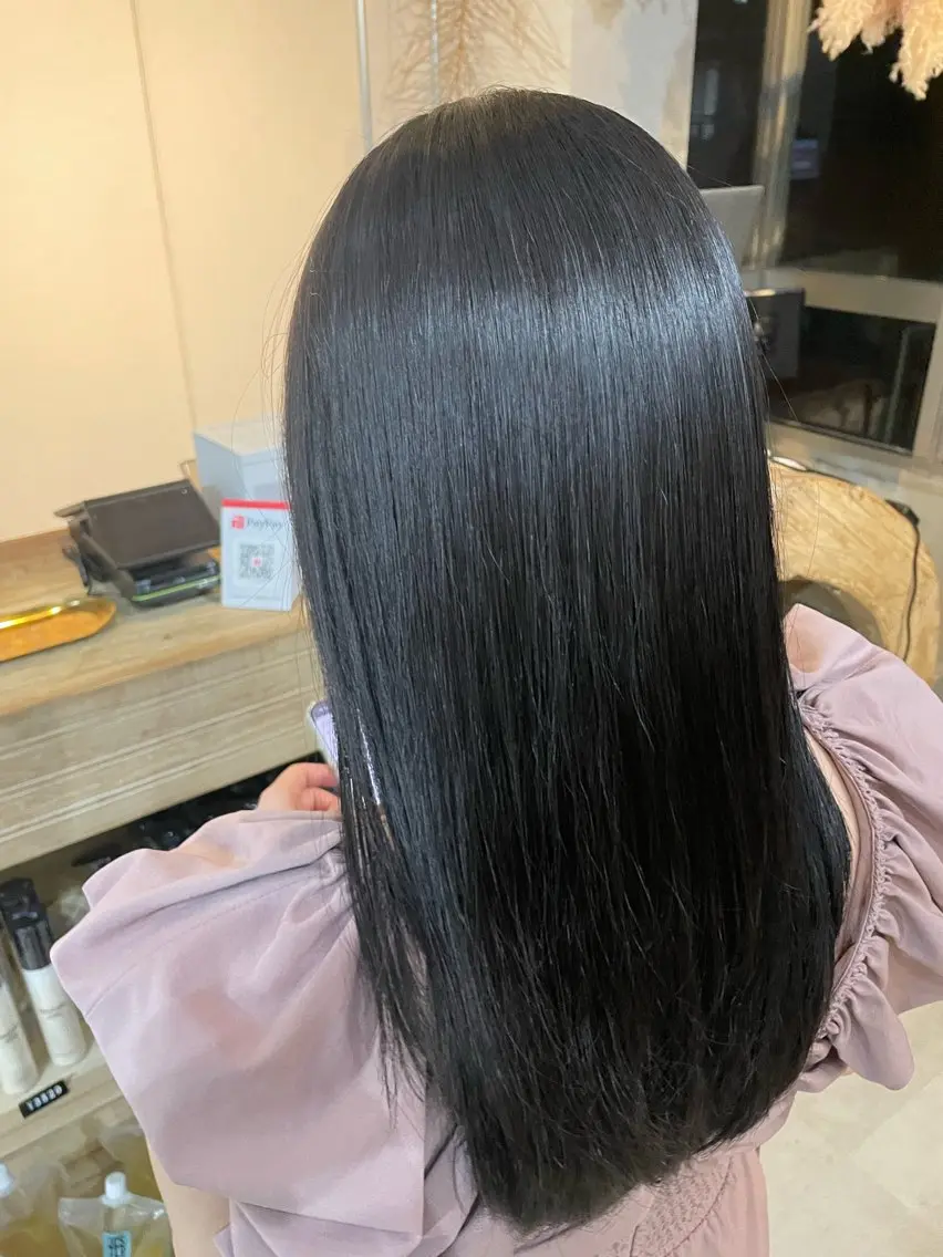 ミディアム 縮毛矯正 カット 縮毛矯正 自然な縮毛矯正/ メンズtatsukiのヘアスタイル