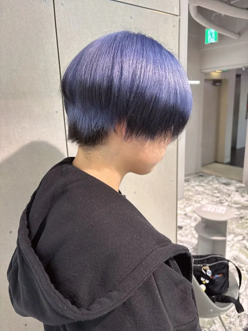 【💫ミニモ限定💖】ブリーチ1回＋透明感カラー＋トリートメント＋似合わせデザインカラーの写真