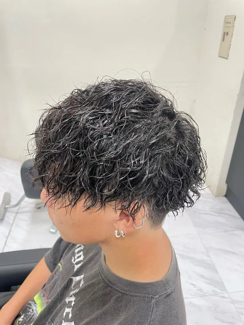 パーマ メンズ メンズパーマ ツイストスパイラルパーマ スパイラルパーマ 🍒KUMAGAI 🍒のヘアスタイル