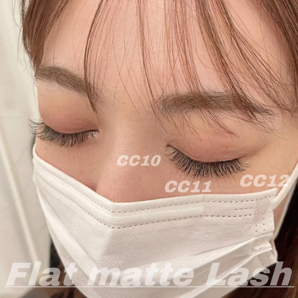 マツエク・マツパ CCカール Cカール フラットラッシュ 目尻長め Eye ELSA lash栄店の眉毛・アイブロウイメージ
