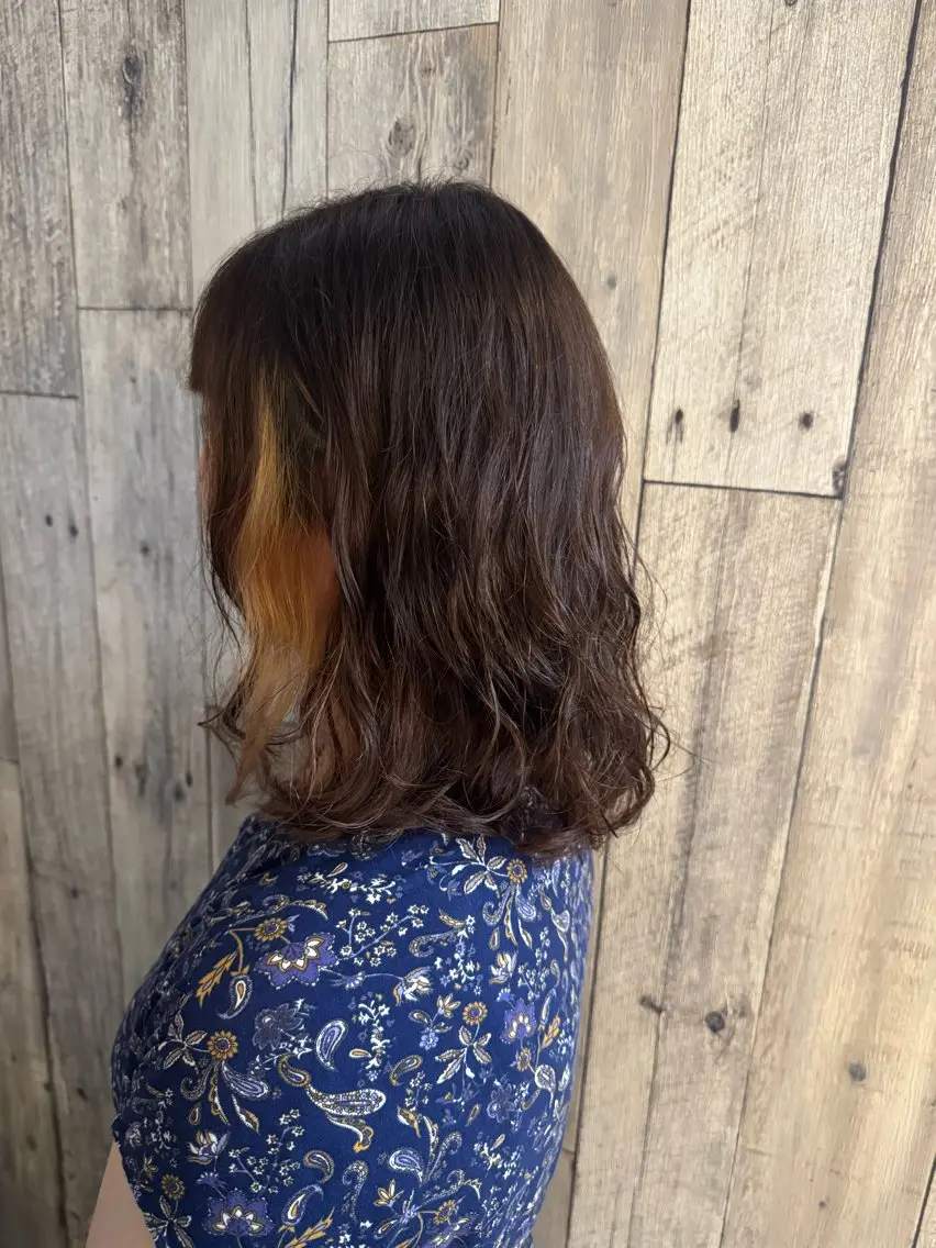 ミディアム ミディアムパーマ ボブ カット パーマ トリートメント 🌳池袋美容室🌳 albero林美里のヘアスタイル