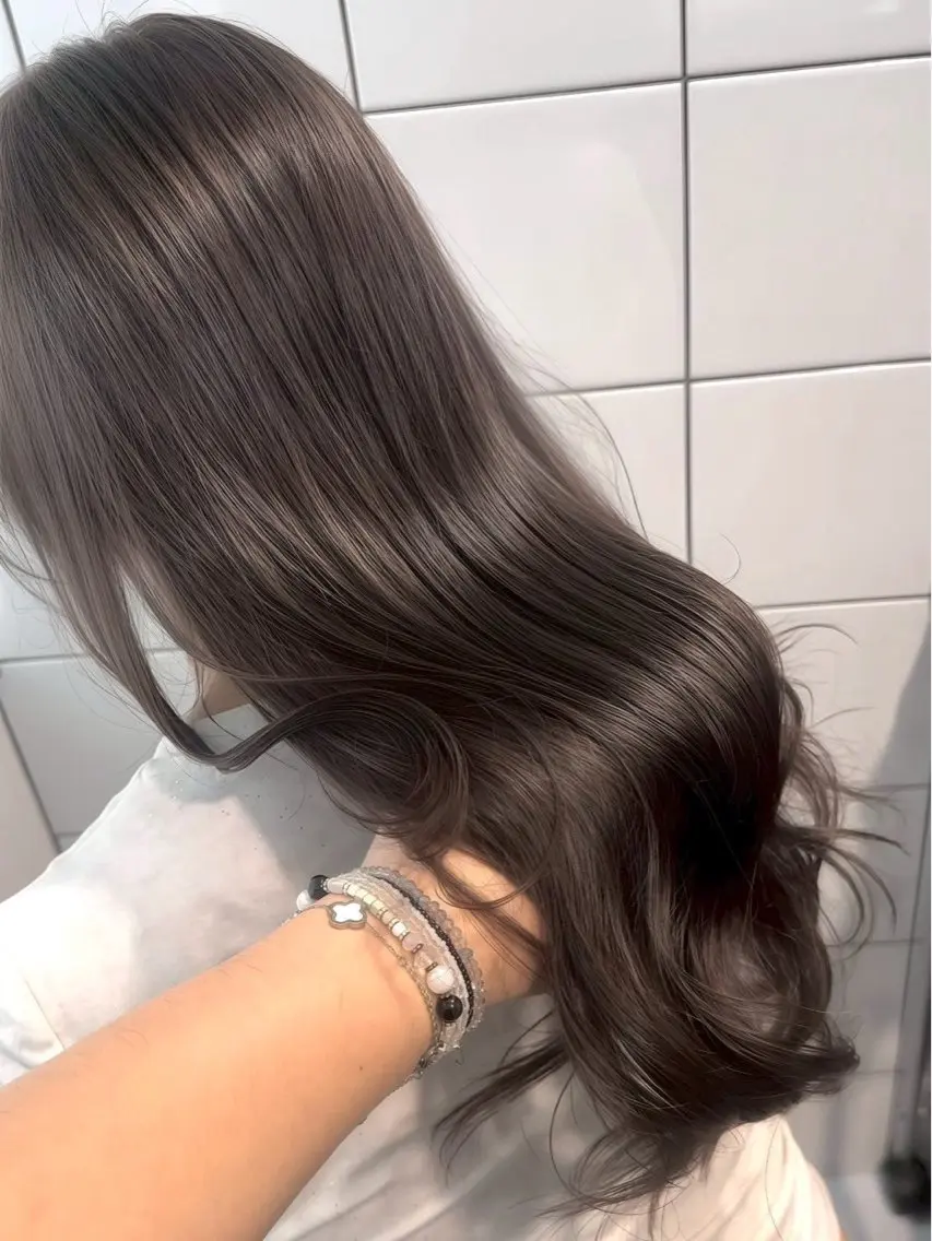 ロング カラー 🤍透明感·ツヤ感 カラー/mai‎🤍のヘアスタイル