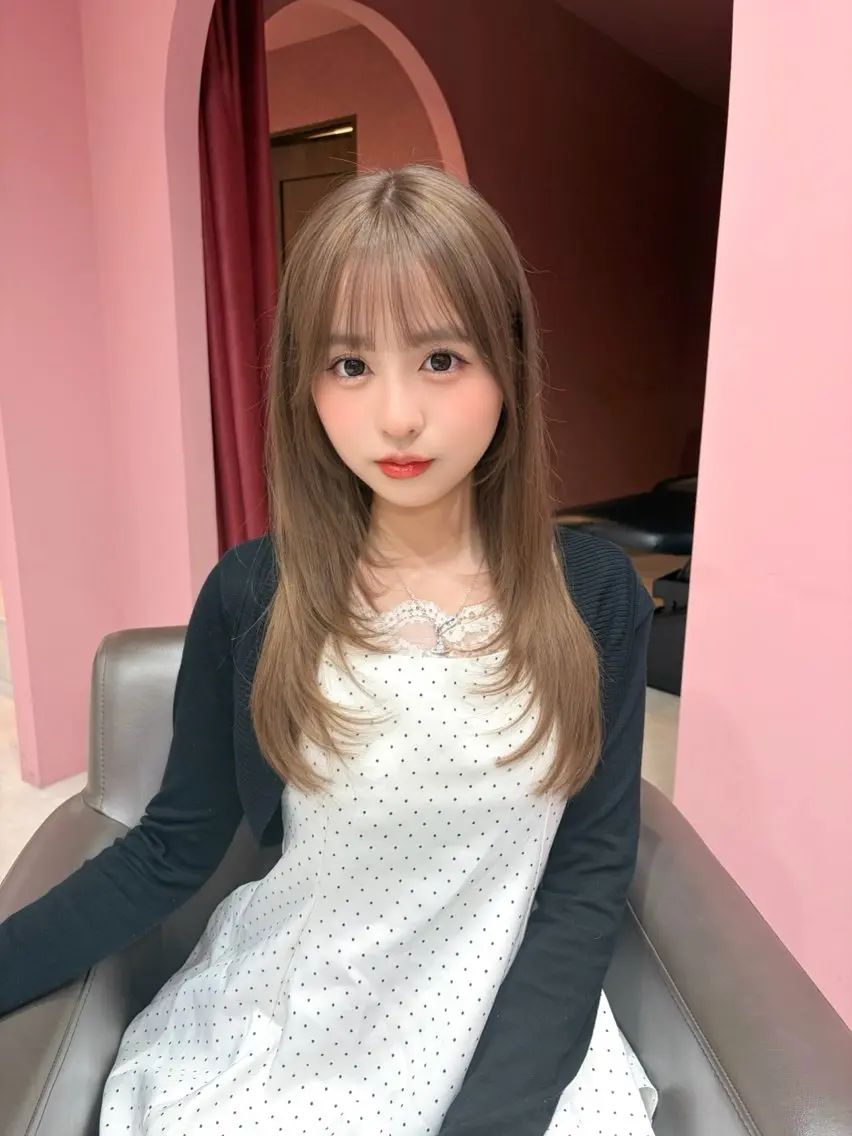 【ミニモ限定💖】ブリーチなしダブルカラー✖カット🎀の写真