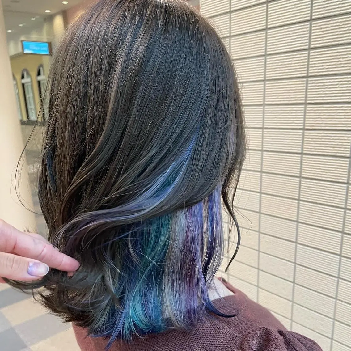 セミロング カット ヘアカラー KANA🌷 髪質改善のヘアスタイル