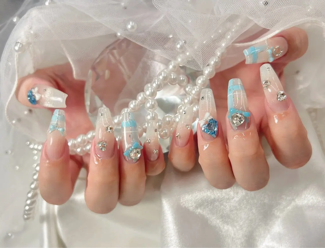 ネイル ハンドネイル bijou nails 蓮のネイルデザイン