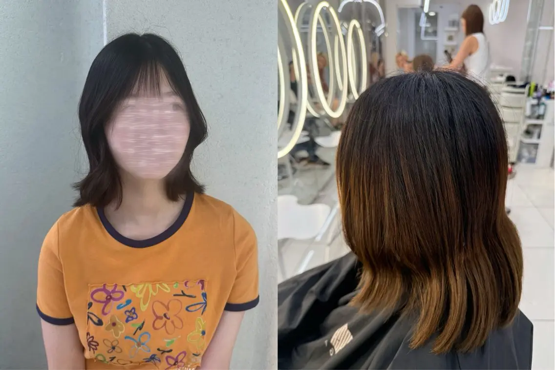 カラー ヘアカラー 心斎橋 GAGA モネのヘアスタイル