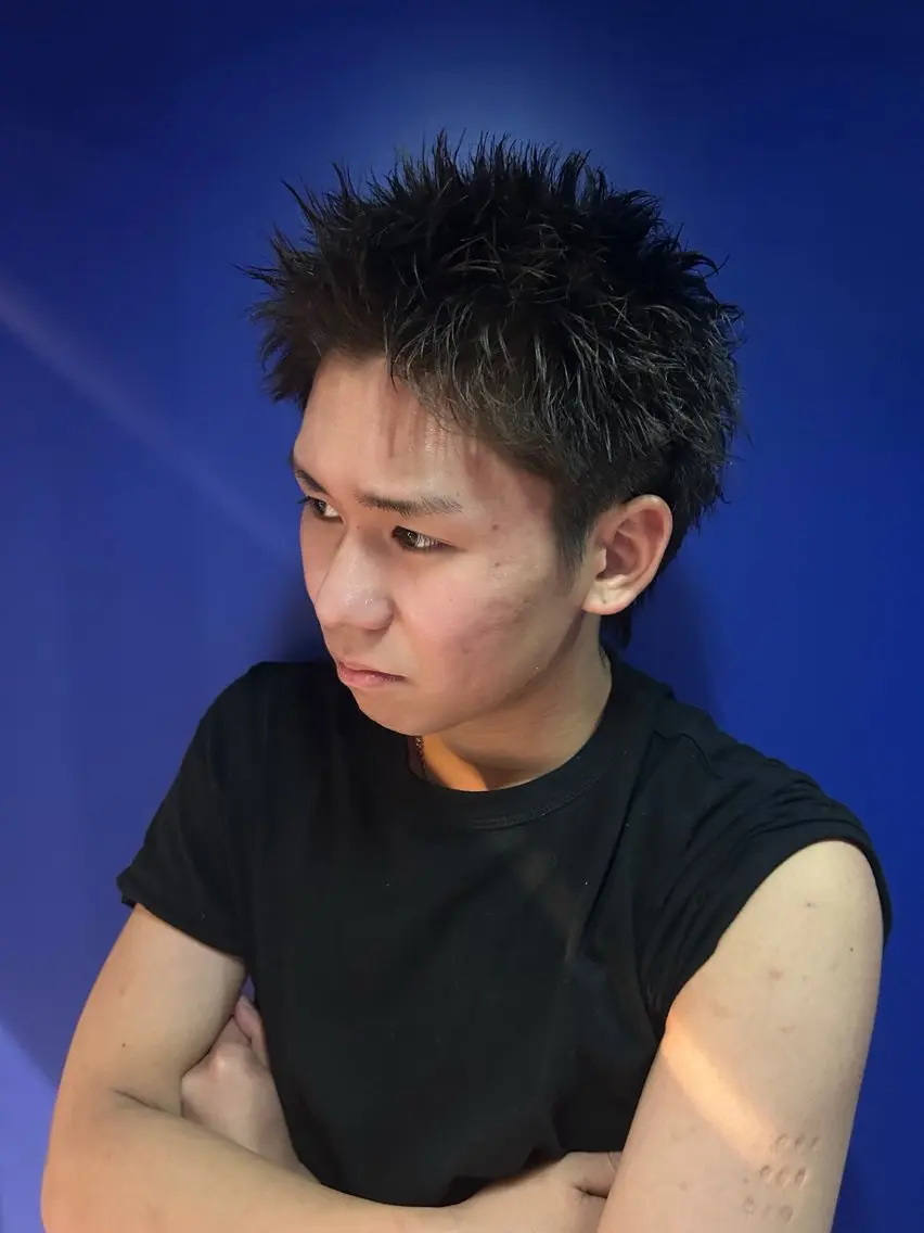 ショート メンズ 佐々木 大地のヘアスタイル
