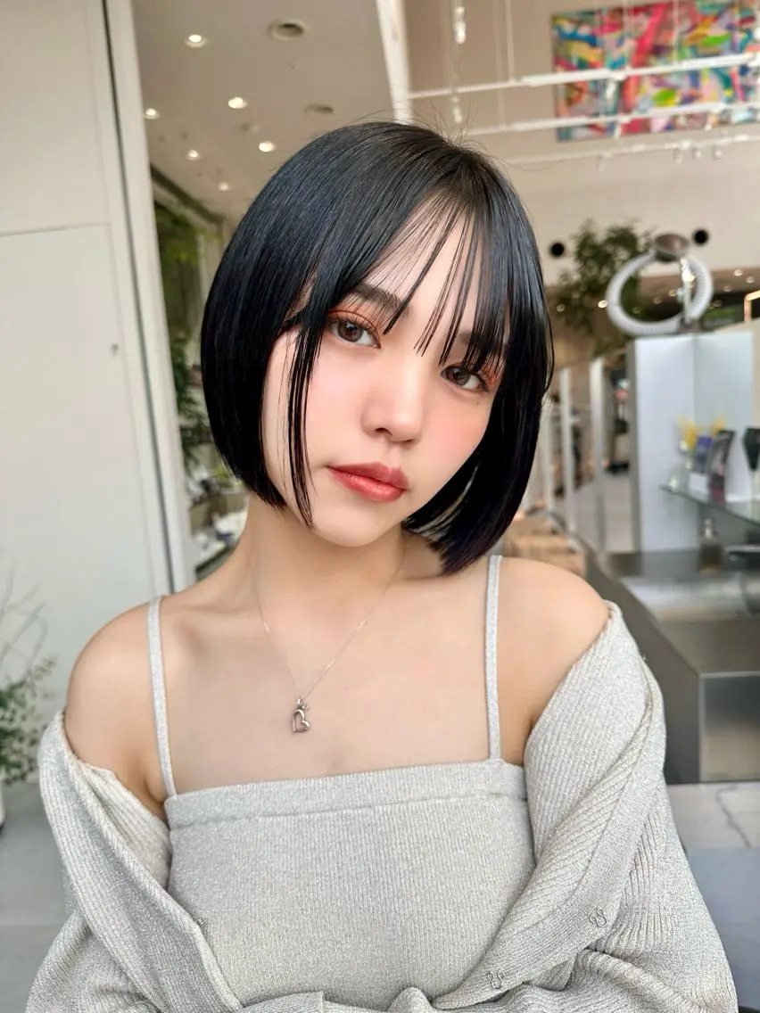 ショート トリートメント 🎀縮毛矯正/ボブ /渋谷/MIKI🎀のヘアスタイル