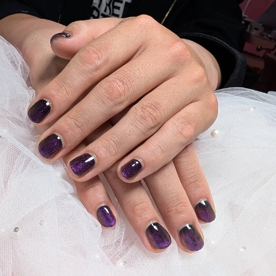 ネイル マグネットネイル メンズネイル ハンドネイル Alissa Nailのネイルデザイン