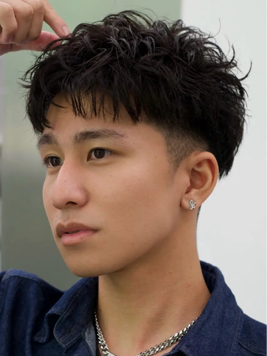 ショート パーマ メンズ カット パーマ メンズパーマ/矢場町 /NODE 下村透依のヘアスタイル