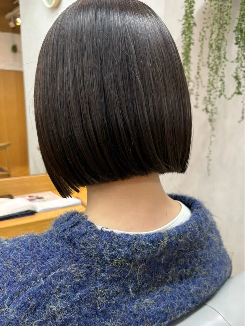 【うる艶🫧✖️ぷつっとボブ✂️】《ぷつっとボブ限定》カット➕カシミヤ5stepトリートメント➕marbbの写真