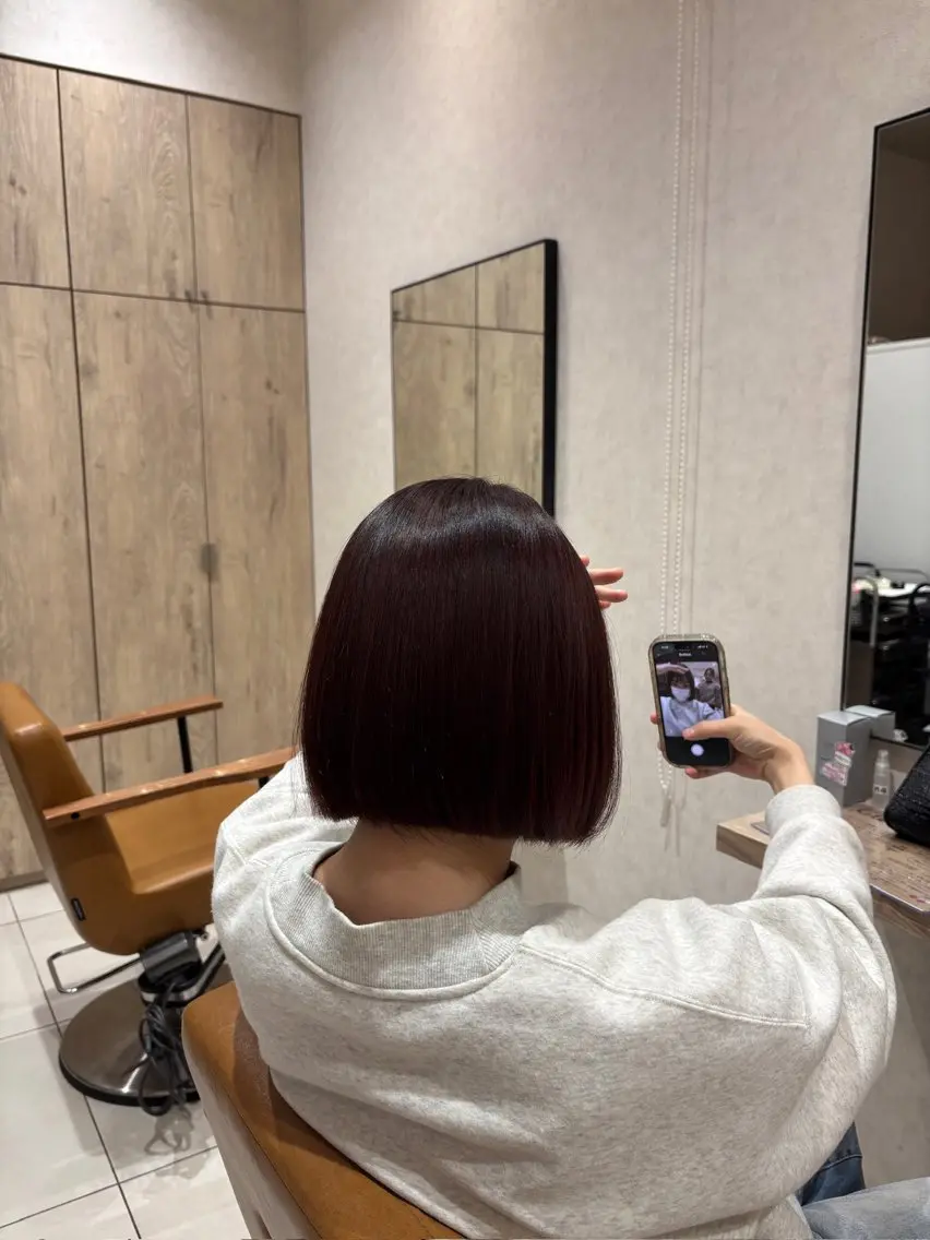 カラー トリートメント ⭐️うる艶カラー 募集　まゆ⭐️のヘアスタイル