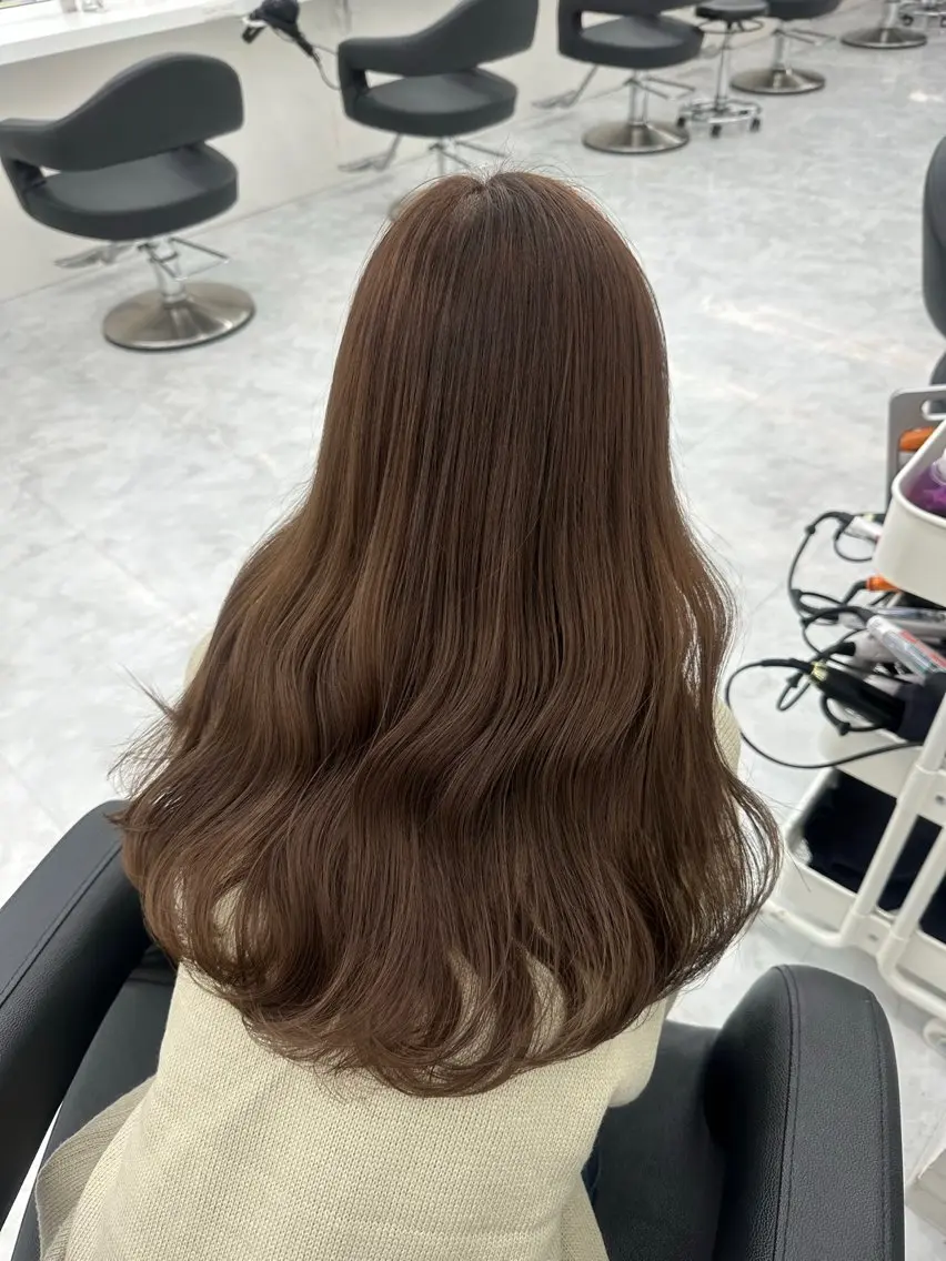 セミロング カラー レイヤーダブルカラー KYONのヘアスタイル
