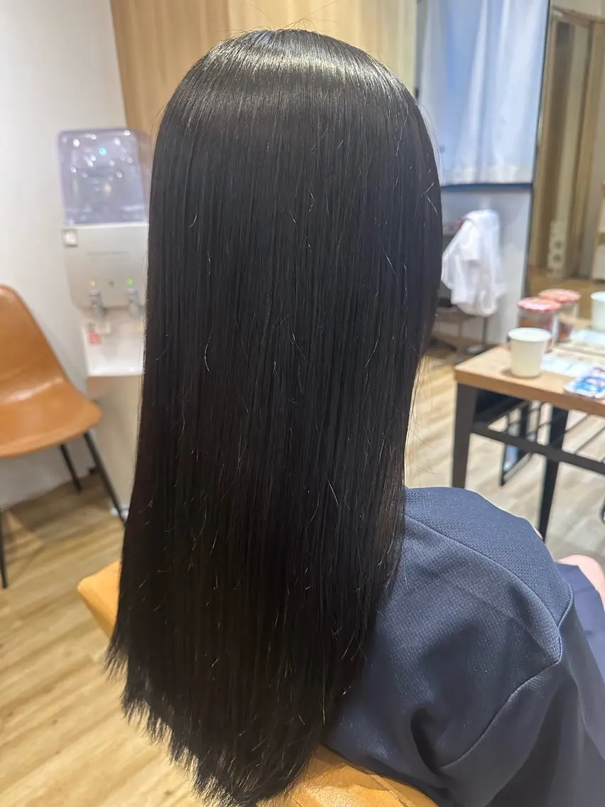 ロング カット ヘアカラー 縮毛矯正 トリートメント ✨✂️Nori ✂️✨のヘアスタイル
