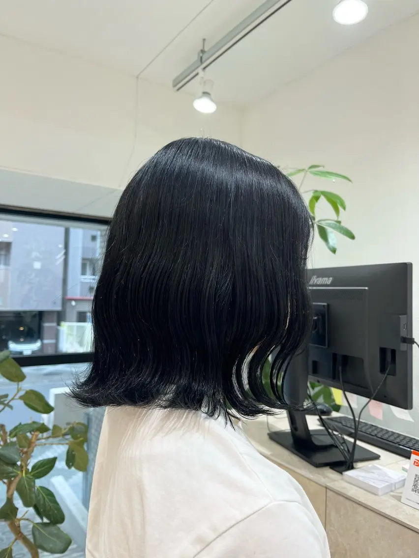 ミディアム ヘアカラー 🫧透明感カラー🫧 大橋美優のヘアスタイル
