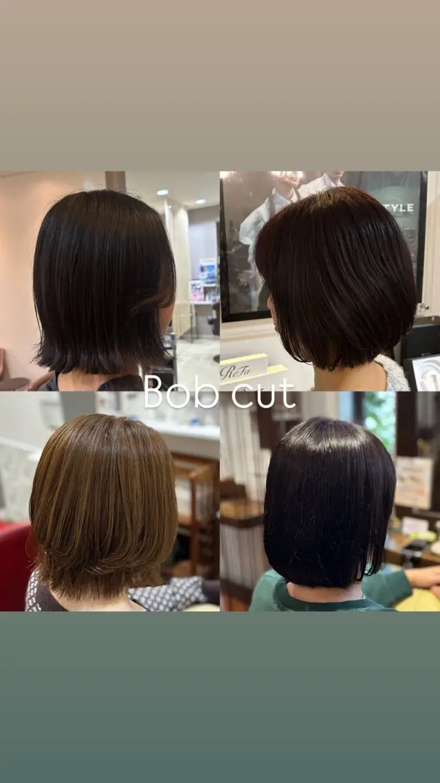 ミディアム カット ヘアカラー トリートメント 四日市理美容室/ ANDIAMO/妃菜のヘアスタイル