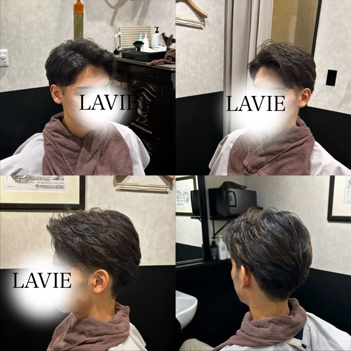 ショート メンズ 長岡 快樹のヘアスタイル
